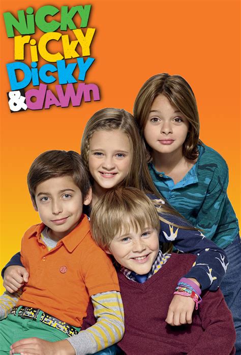 nicky dicky ricky and dawn cast|More.